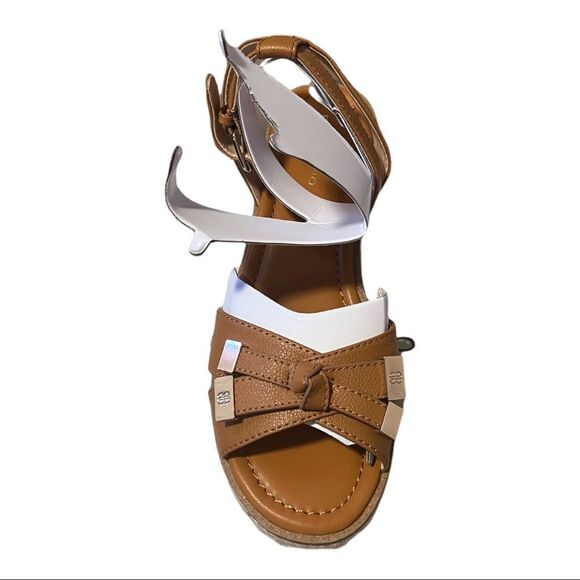 Bandolino Womens BN PATTII 3 Brown Faux Leather Espadrilles Shoes NWT Sz… - Picture 2 of 9